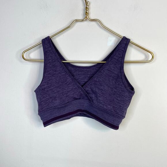 BBL BuffBunny Lift Seamless Reversible Sports Bra Eggplant Purple M 36 A B C - Picture 9 of 13